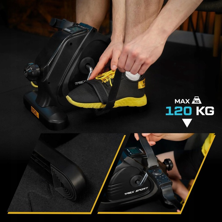 Rower stacjonarny mini rowerek treningowy do rąk i nóg rotor 2w1 Trex