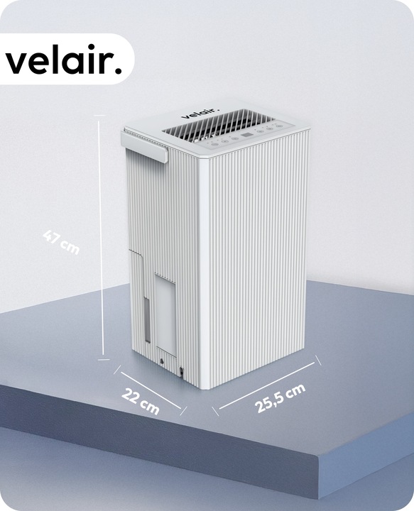 Osuszacz powietrza VELAIR LUMEA 12l/24h WiFi + TIMER pochłaniacz