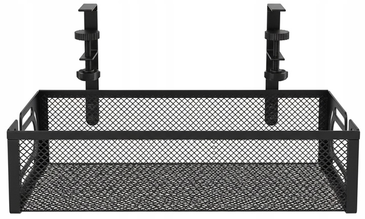 PÓŁKA NA KABLE POD BIURKO BLAT ORGANIZER MASKOWNICA DO KABLI UCHWYT 40