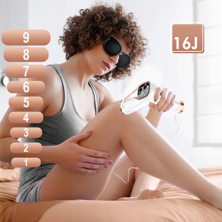 DEPILATOR IPL do WŁOSÓW CIAŁA NÓG LASEROWY BEZPIECZNY BEZBOLESNY CHŁODZENIE