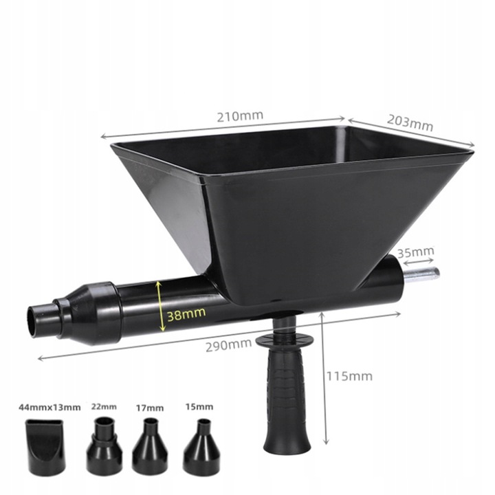 PISTOLET DO FUGOWANIA USZCZELNIANIA MASZYNA PRZYSTAWKA NA WIERTARKĘ