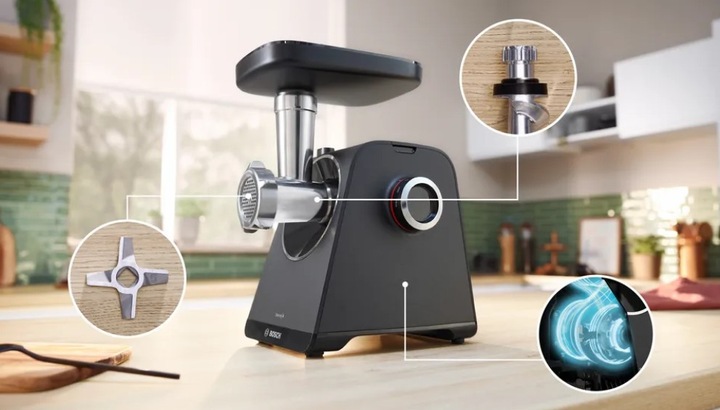Maszynka do mielenia mięsa Bosch MFWS440B czarny 1900 W