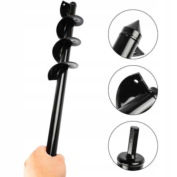 ŚWIDER WIERTŁO WIERTNICA DO SADZENIA ZIEMI GLEBY GLEBOWA 10 CM 60 CM