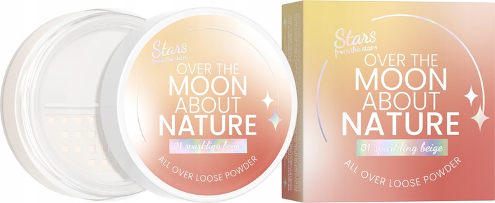 Stars from the stars OVER THE MOON naturalny puder sypki 01 Sparkling Beige