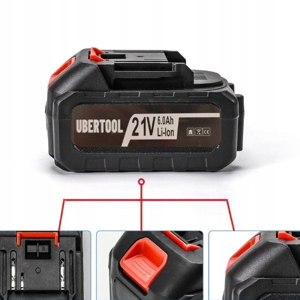 Akumulator jonowo- litowy bateria do elektronarzędzi 21V 6.0Ah