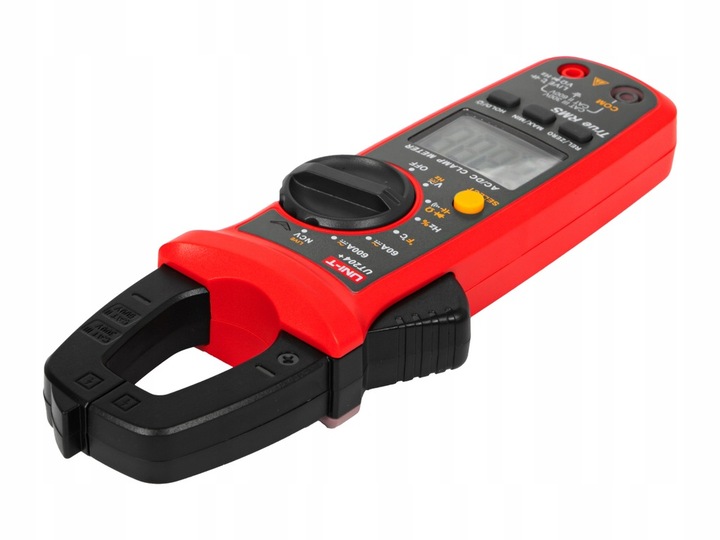 MULTIMETR AMPEROMIERZ MIERNIK PRĄDU CĘGOWY TrueRMS ETUI LCD ZESTAW