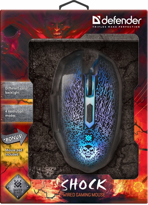 Myszka Gamingowa Programowalna Mysz Dla Graczy LED + Kod Promo WarThunder