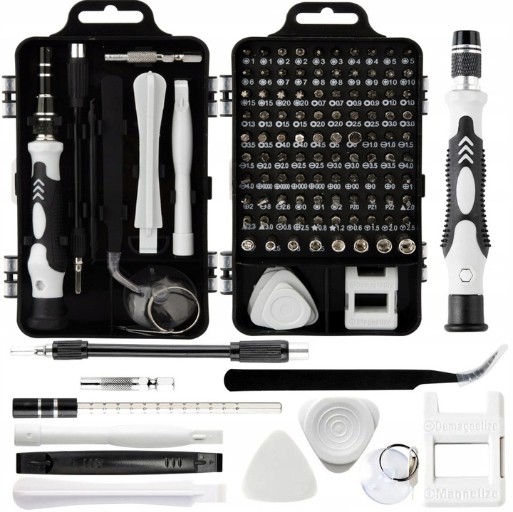 ZESTAW PRECYZYJNYCH ŚRUBOKRĘTÓW 115w1 TORX WKRĘTAK