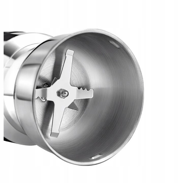 MOCNY MŁYNEK ELEKTRYCZNY DO MIELENIA KAWY ORZECHÓW PRZYPRAW STAL