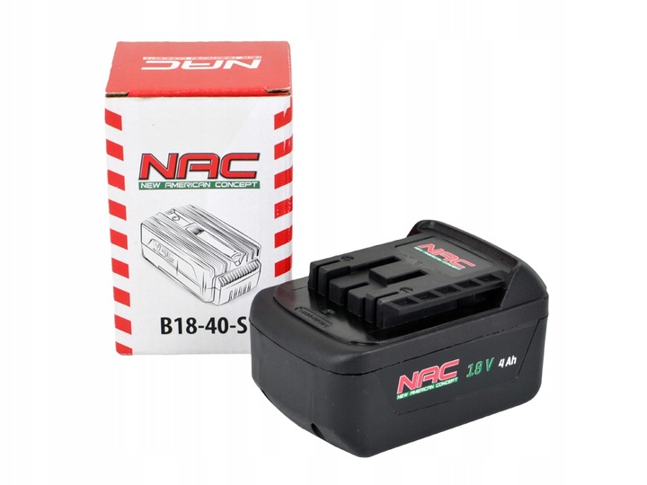 NAC AKUMULATOR 4,0 Ah 18V B18-40-S