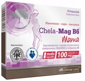 OLIMP Chela-Mag B6 Mama magnez i witamina B6 Suplement diety 30 kapsułek