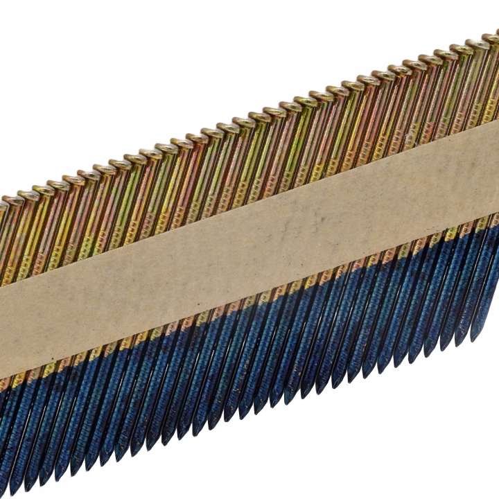 Gwoździe do gwoździarki łączone papierem 2,8x65mm Pierścieniowe 34°