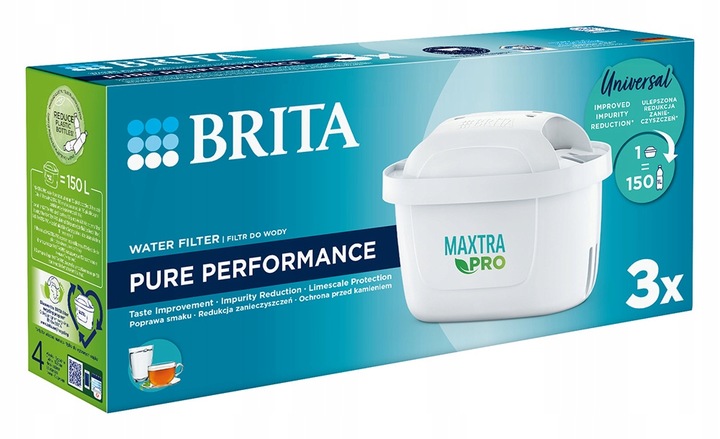 Filtr wody wkład do dzbanka Brita Maxtra PRO Pure Performance 3 szt.