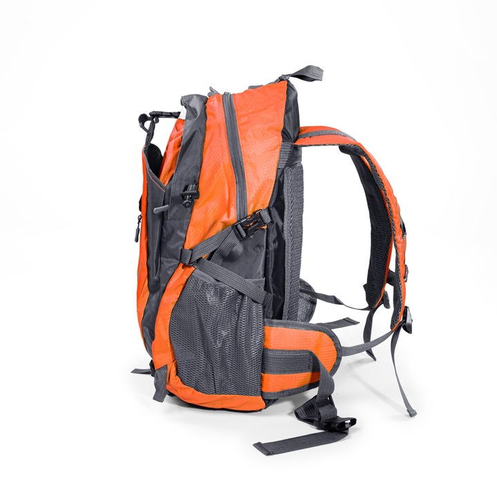 PLECAK TURYSTYCZNY 40L PODRÓŻNY TREKKINGOWY WYCIECZKOWY W GÓRY POMARAŃCZOWY