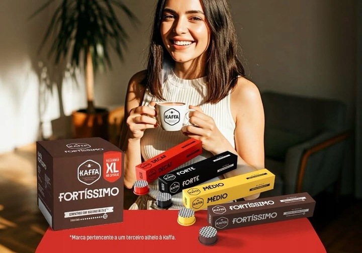 KAPSUŁKI Kawa Fortissimo KOMPATYBILNA z Delta Q - 40 KAPSUŁEK KAFFA