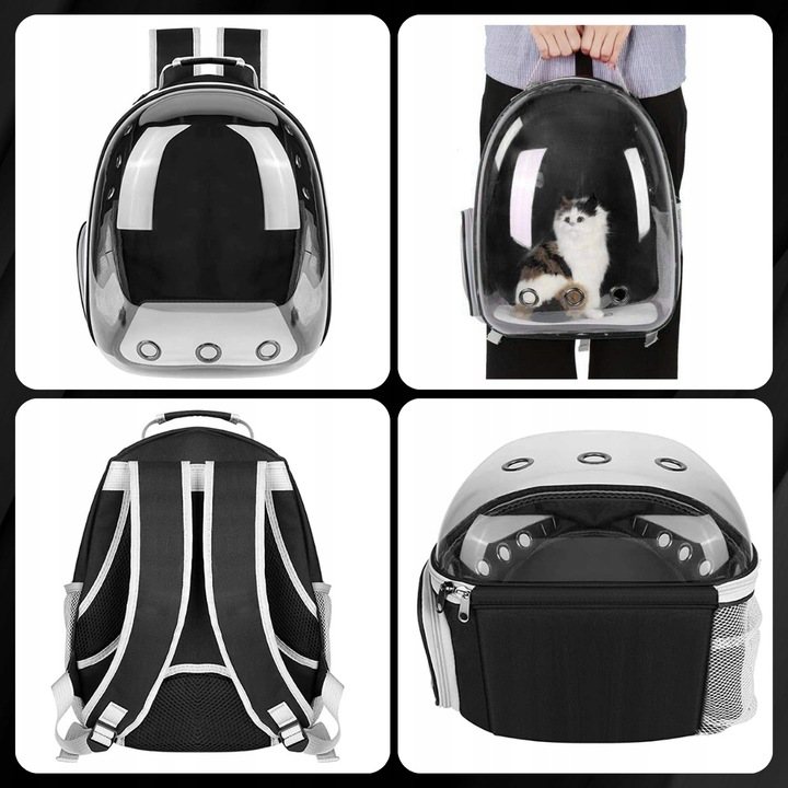 TRANSPORTER PLECAK TORBA KOTA PSA PRZEZROCZYSTY