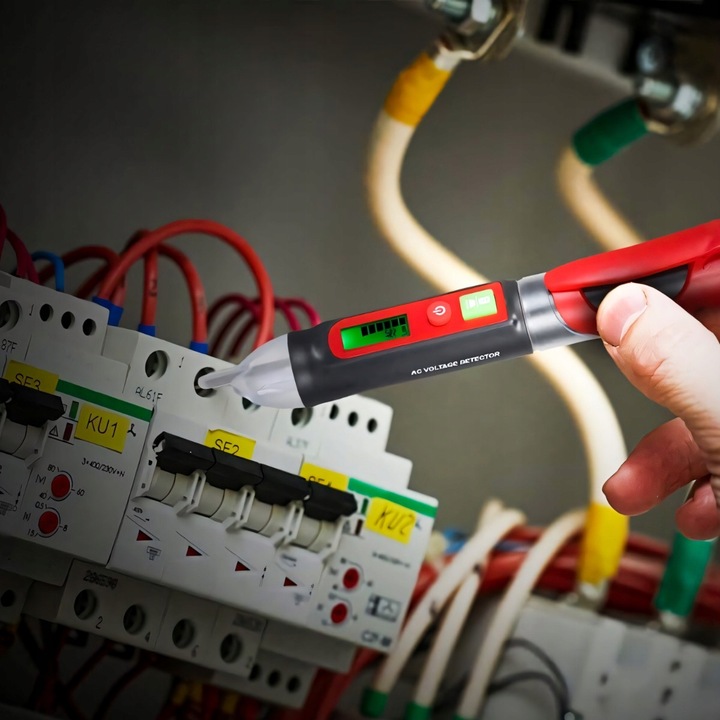 TESTER PRÓBNIK NAPIĘCIA ELEKTRYCZNEGO OBWODU CZUŁY BEZDOTYKOWY AC