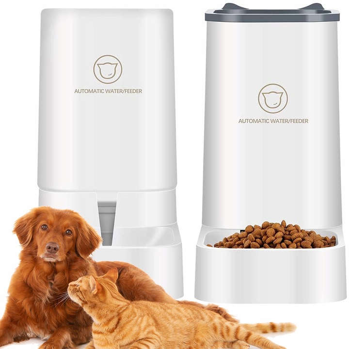 2x PODAJNIK WODY I KARMY AUTOMATYCZNE MISKA DLA KOTA I PSA DOZOWNIK POIDŁO