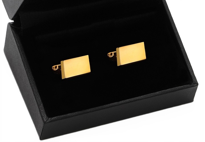 MODNE Spinki do Mankietów Koszul + PUDEŁKO D7-12