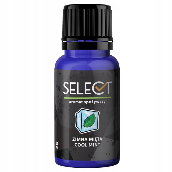 AROMAT SPOŻYWCZY DO CIAST NAPOJÓW SELECT - ZIMNA MIĘTA 30 ML
