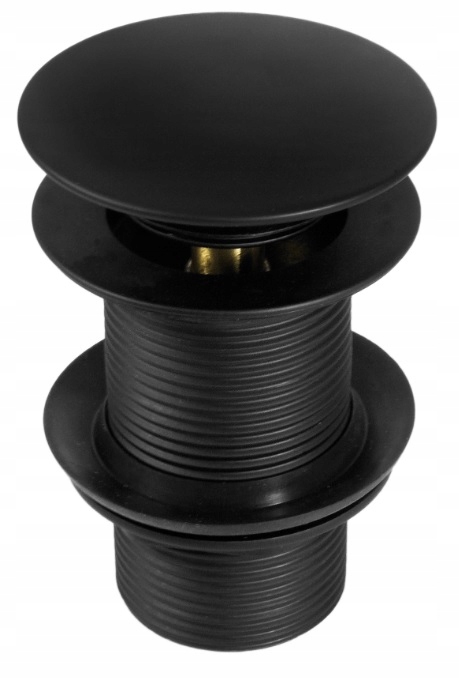 Korek do umywalki klik klak bez przelewu czarny nero DEANTE NHC B10A