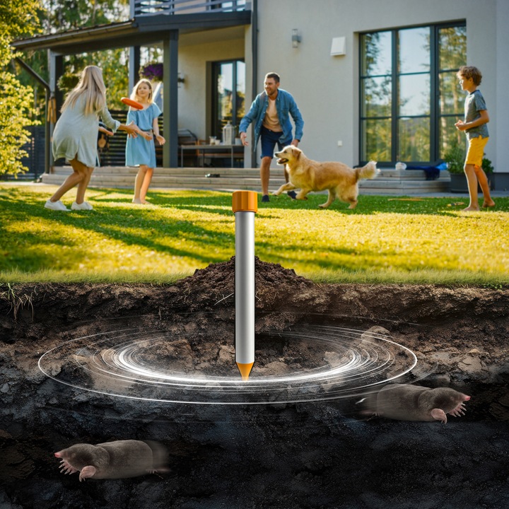 ODSTRASZACZ NA KRETY NORNICE WĘŻE TURKUCIE ODSTRASZACZ KRETÓW DO 1500