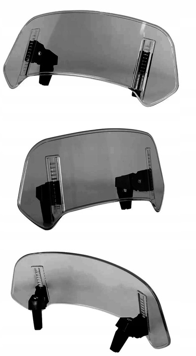 DEFLEKTOR UNIWERSALNY OWIEWKA SZYBKA USTAWIANY CLIP ON 30x13 CM 20764H