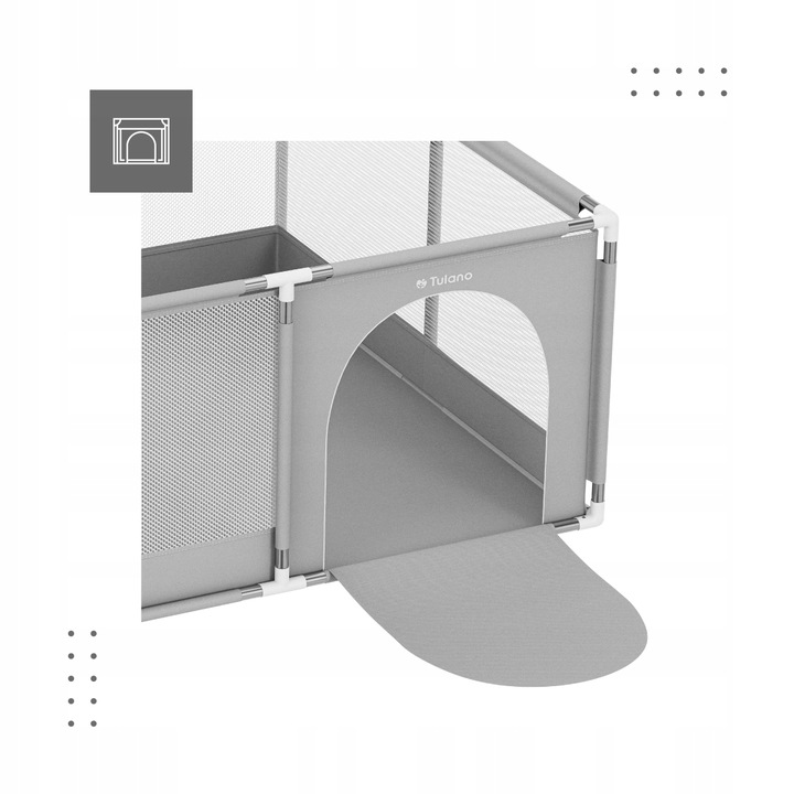 Kojec Dziecięcy Bezpieczny DLA DZIECI TULANO Cozy 20 130 x 130cm