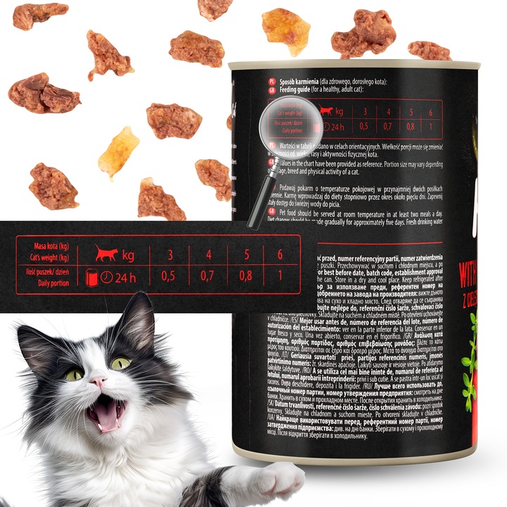 DOLINA NOTECI RAFI KOCIA KARMA DLA KOTA MOKRA PUSZKA MIX SMAKÓW