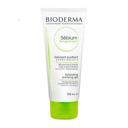 Bioderma Sebium, myjący żel-peeling, 100ml