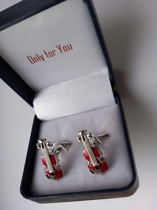 Spinki do mankietów Exciting Skrzypce Stradivarius