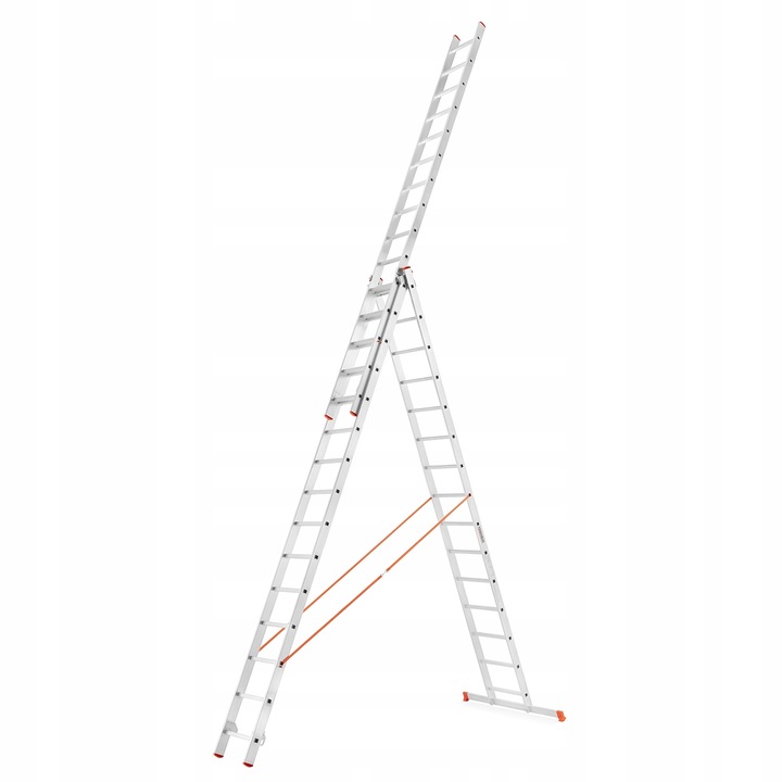 Drabina aluminiowa 3x15 HIGHER 150kg wielofunkcyjna PROFESJONALNA