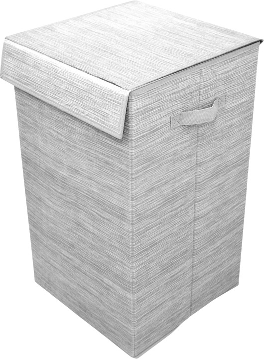 Kosz na pranie 74 l z pokrywą duży pojemnik na bieliznę przenośny