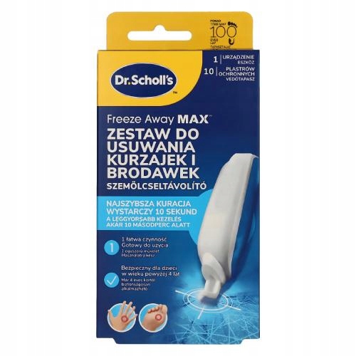 Dr. Scholl's Freeze Away Max Zestaw do usuwania kurzajek i brodawek,