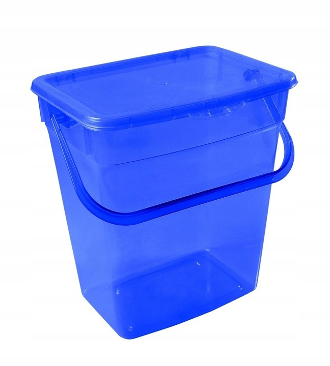 PLAST TEAM - Pojemnik na proszek do prania - Pudełko na karmę - 10 L