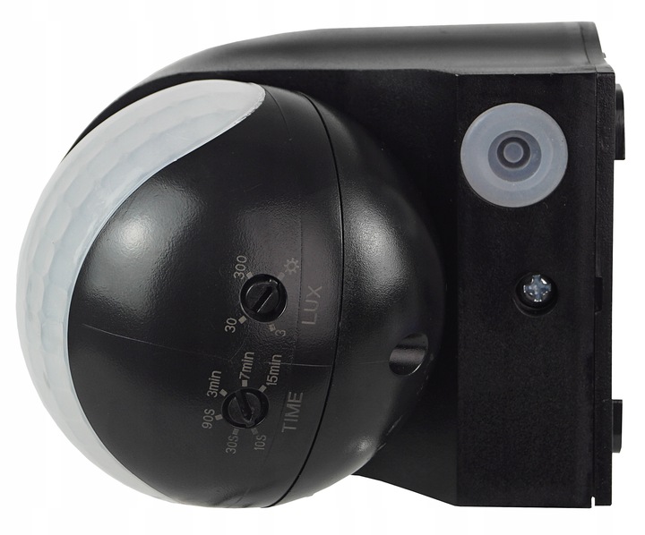 ŚCIENNY CZUJNIK RUCHU ZMIERZCHU PIR ZEWNĘTRZNY LED NATYNKOWY CZUJKA