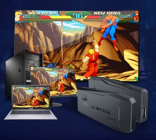 GRA 4K TELEWIZYJNA KONSOLA RETRO+2 PADY+10000 GRY