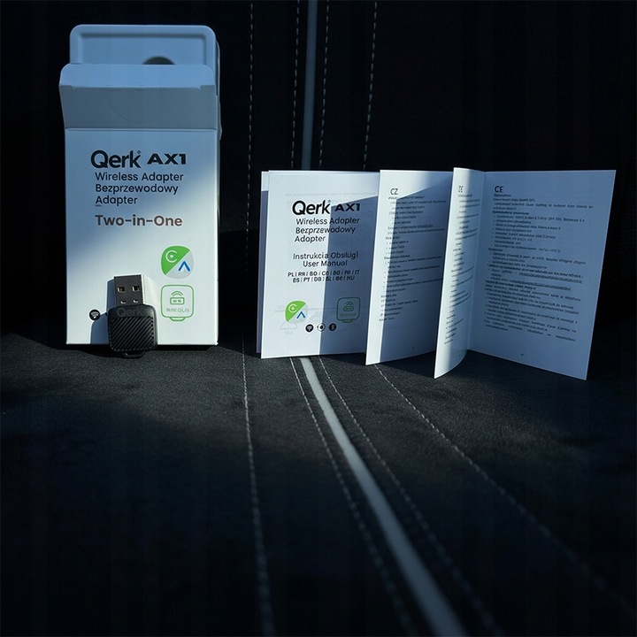 Super Adapter Android Auto Bezprzewodowy Wifi 6 Bluetooth 5.4 USB c