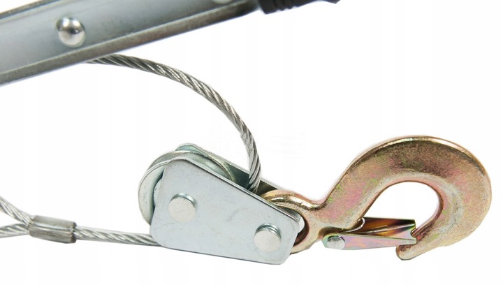 WYCIĄGARKA RĘCZNA WCIĄGARKA LINOWA 2000KG 2T HAKI