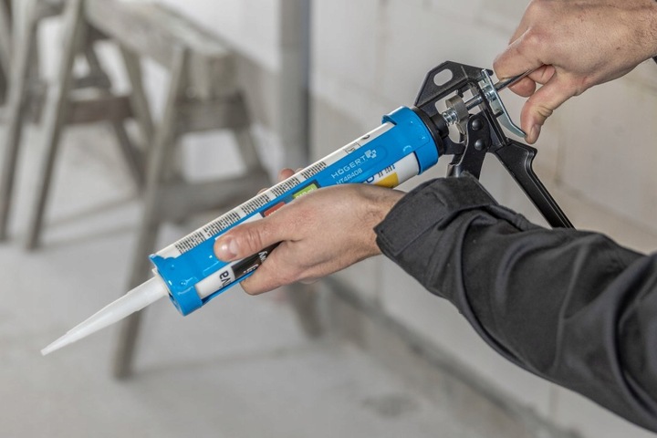 WYCISKACZ DO SILIKONU PISTOLET DO MAS WZMACNIANA PROWADNICA EKSTRA