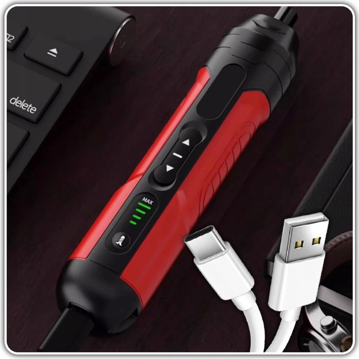 WKRĘTAK ELEKTRYCZNY ŚRUBOKRĘT AKUMULATOROWY WKRĘTARKA RĘCZNA 24 BIT