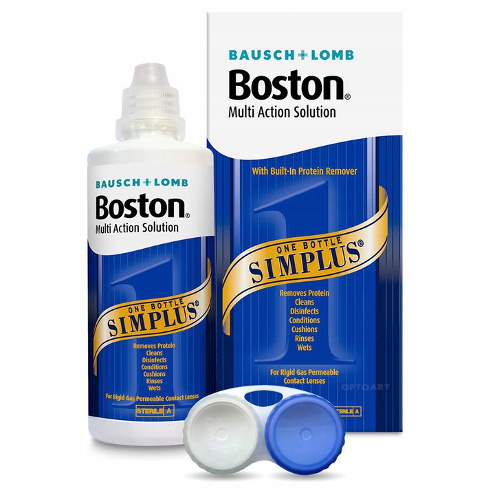Boston Simplus 3x120 ml - Płyn do twardych soczewek