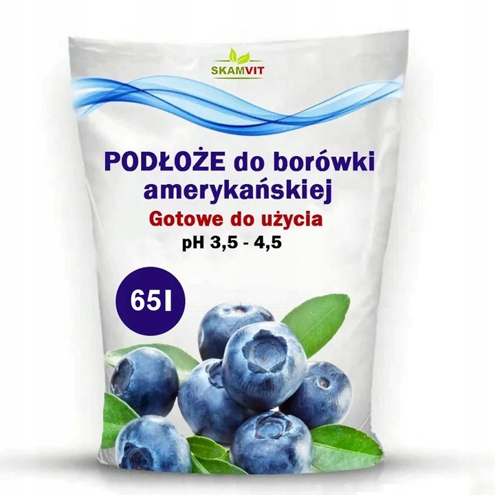 ZIEMIA PODŁOŻE DO BORÓWKI Z NAWOZEM KWAŚNA TORF ROŚLIN KWASOLUBNYCH