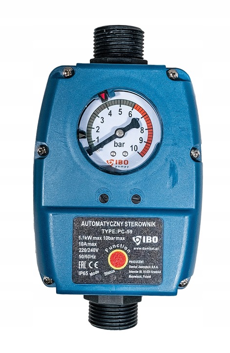 WŁĄCZNIK WYŁĄCZNIK CIŚNIENIOWY STEROWNIK AUTOMATYCZNY SUCHOBIEG PC-59