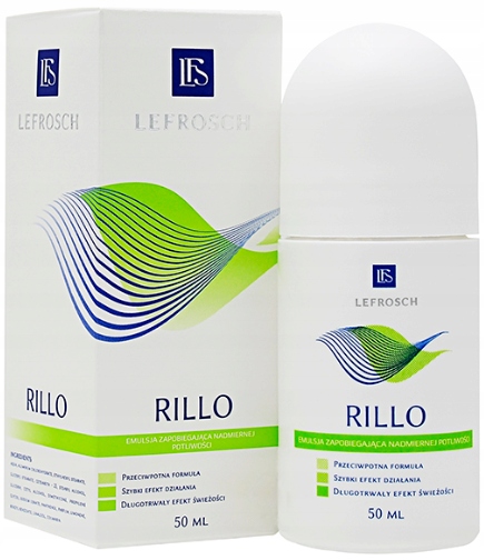 LEFROSCH RILLO antyperspirant w kulce przeciw nadmiernej potliwości 50 ml