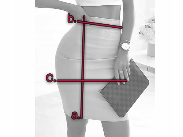 SPÓDNICZKA MODNA OŁÓWKOWA PRĄŻEK KOLORY S/M