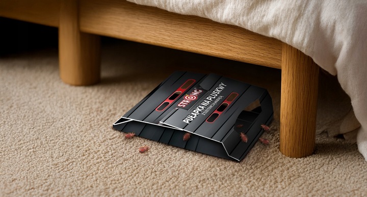 SILNA PUŁAPKA LEPOWA NA PLUSKWY Z WABIKIEM PRZECIWKO PLUSKWOM STRONG