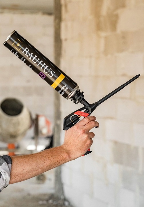 PISTOLET do piany montażowej kleju pianokleju metalowy TEFLONOWY