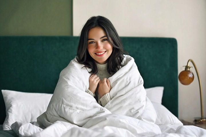 Kołdra Całoroczna Antyalergiczna 140x200 + Poduszka 70x80 Ciepła