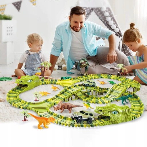 Tor Wyścigowy Dinozaur Dino Park 271 el. XXL 360cm